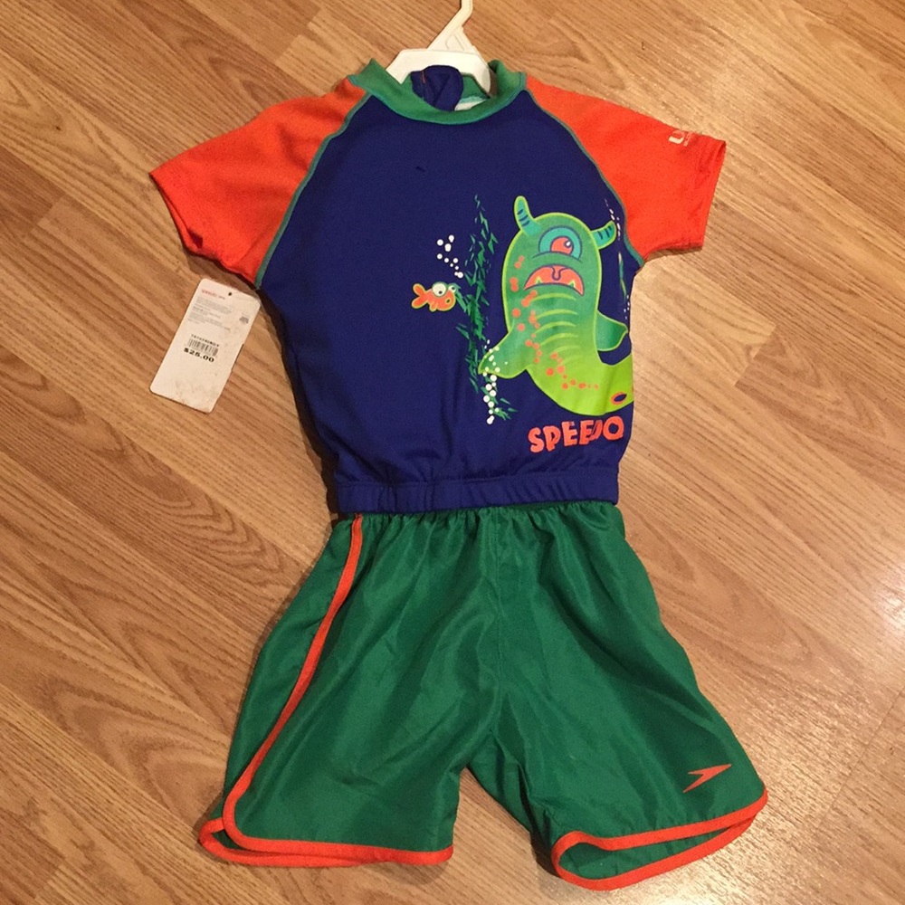 Kids speedo life jacket set child 2-4 NWT